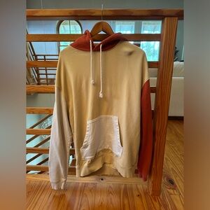 Urban Outfitters color block hoodie L